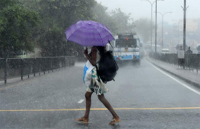 Strong rain above 100 mm expected in parts of the island